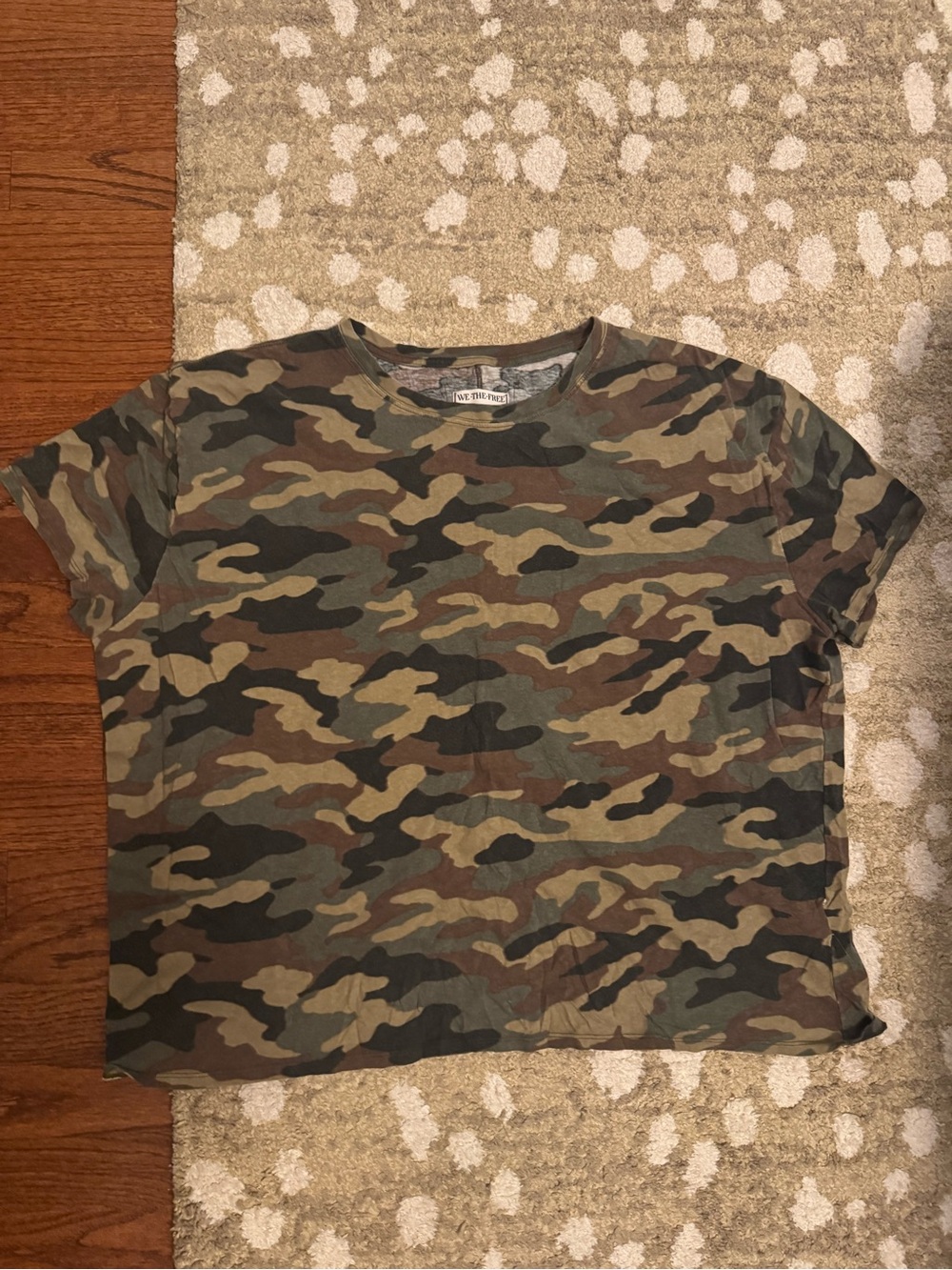 Free People we the free printed Nina tee - camo - Picture 3 of 4